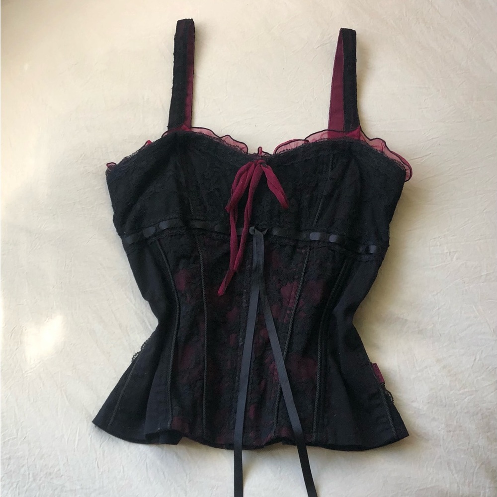 Goth Y2k Corset Tripp Nyc top